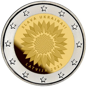 2 eurot Läti 2023 UNC (1 foto / 1)