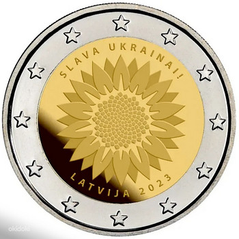 2 eurot Läti 2023 UNC