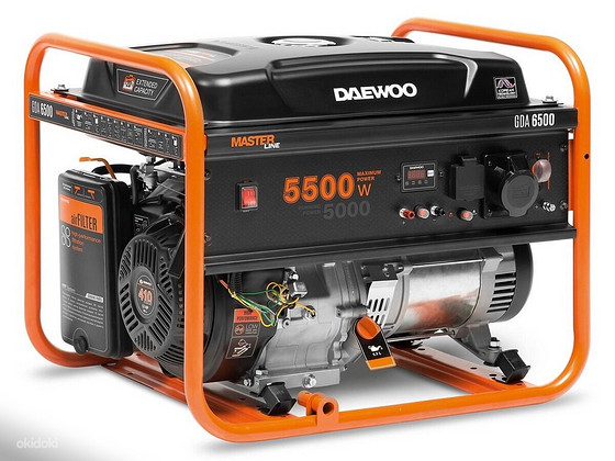 Электрогенератор/бензиновый генератор Daewoo GDA 6500