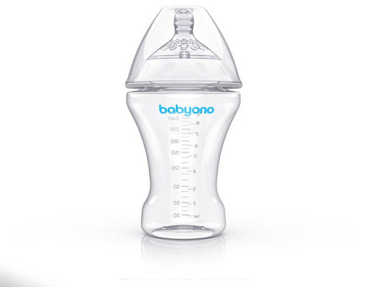 Бутылочка для кормления BabyOno Natural Nursing, 260мл
