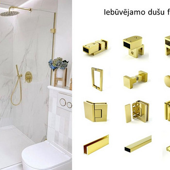 Augstas kvalitātes dušas furnitūra Rīgā.