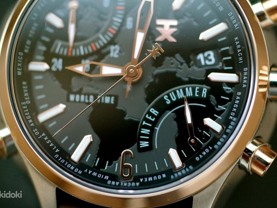 Timex TX 500 Series World Time TechnoLuxury 500 Series