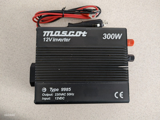 Инвертор для автомобиля 300w 12vdc-220vac мод.синус