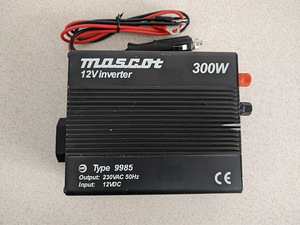 Inverter autosse 300w 12vdc-220vac mod.siinus (1 foto / 2)