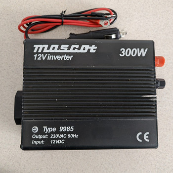 Инвертор для автомобиля 300w 12vdc-220vac мод.синус
