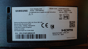 Samsung monitor S22F350FHU 22" (2 foto / 2)