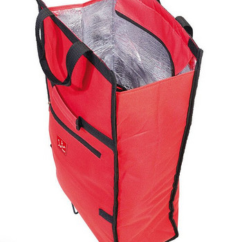 Kompaktne kokkupandav ratastel külmakott, 30L