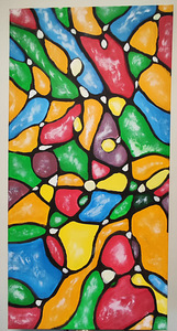 Akrüülmaal "Merekivi" 100x30x2 cm (1 foto / 4)