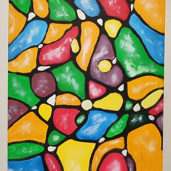 Akrüülmaal "Merekivi" 100x30x2 cm