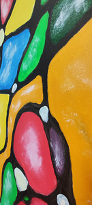 Akrüülmaal "Merekivi" 100x30x2 cm (4 foto / 4)