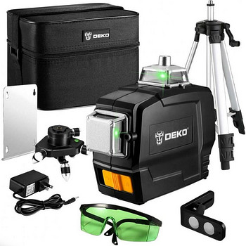 Risti isetasanduv laser Deko 3D 360 °, 30 m