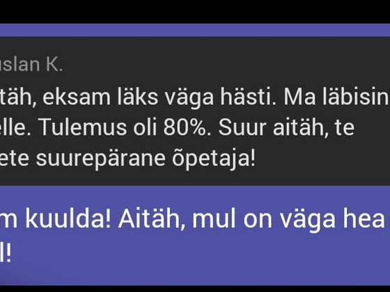 Eesti keele tunnid / Estonian lessons