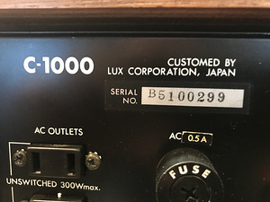 Luxman C-1000 (2 foto / 4)