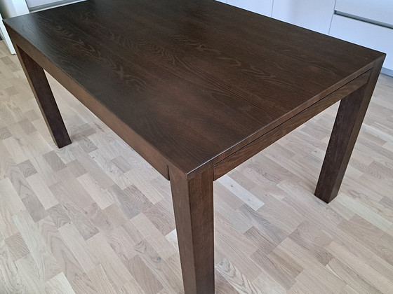 Oriens tammepuidust pikendatav söögilaud, 90x140cm (+50cm)