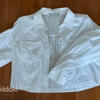Белая рубашка Zara, размер M