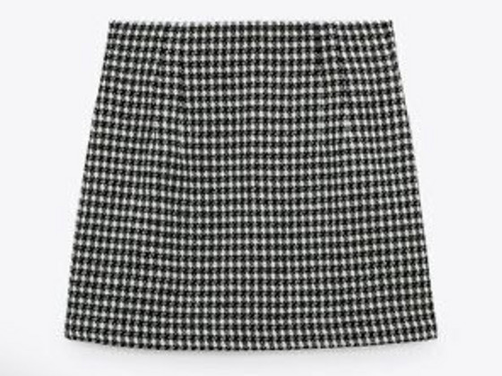 Расклешенная мини-юбка Zara, размер XS