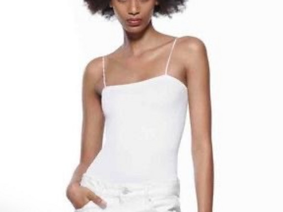 Новое белое боди Zara