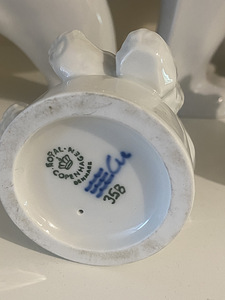 Royal Copenhagen очень милая фигурка фарфорового мишки (4 фото из 8)