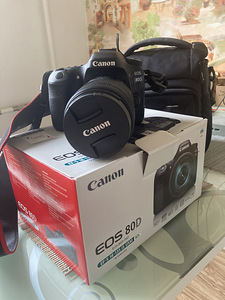 Canon 80D + EF-S18-135mm + kott + SanDisk 32GB (1 foto / 2)