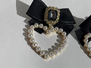 Серьги с бантом (2 фото из 3)