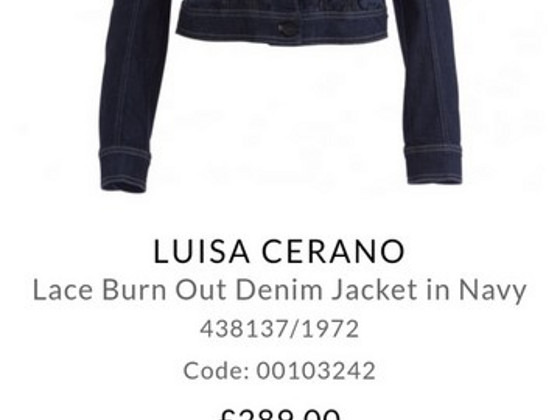 Luisa Cerato teksajakk