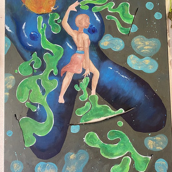 Maal "Creation of Earth"