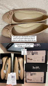 COACH ballerinas (39 & 39,5 eu) (5 foto / 6)