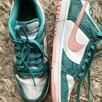 Nike Dunk Зеленая змеиная кожа