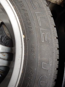 Продается диск+шина Goodyear eagle Touring 215x55xR16 (1 фото из 4)