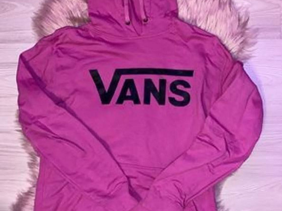 Фиолетовая худи vans / pusa M