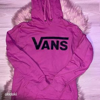 Vans lilla hoodie / pusa M