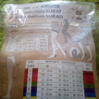 Kompressioonivastased sukad suurus xl
