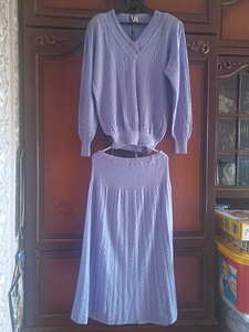 Джемпер с юбкой 100% х/б (2 foto / 3)