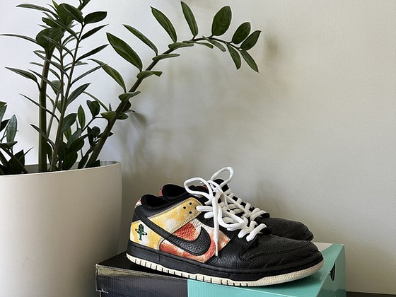 Черные кроссовки Nike SB Dunk Low Raygun