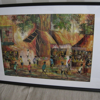 Suur ilus maal mõõdud 95x65cm