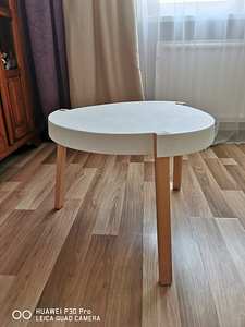 Skandinaavia valge /puu TV alus ja diivani laud (4 foto / 4)
