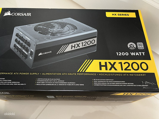 Corsair HX 1200 80 Plus Платиновый