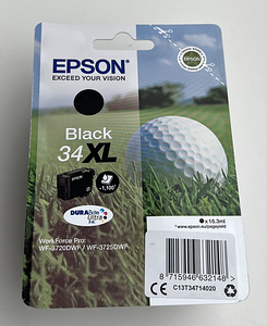 EPSON Black 34XL DURABrite Ultra Ink (1 фото из 2)