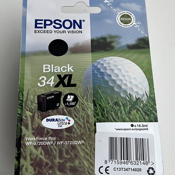 EPSON Black 34XL DURABrite Ultra Ink