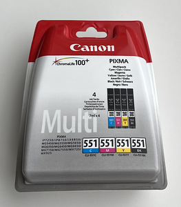 Canon Pixma Multipack CLI-551 Black, Cyan, Magenta, Yellow (1 foto / 2)