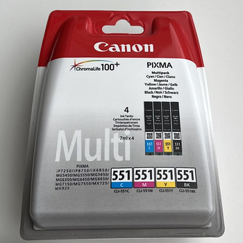 Canon Pixma Multipack CLI-551 Black, Cyan, Magenta, Yellow