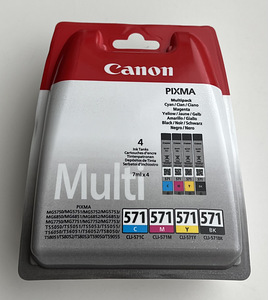Canon Pixma Multipack CLI-571Black, Cyan, Magenta, Yellow (1 фото из 2)
