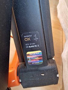 Скутер inokim ox super пробег (3 фото из 6)