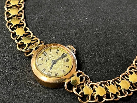 ЗОЛОТЫЕ ЧАСЫ, ВЕС 18.98 ГР 585 ПРОБА (№K250)