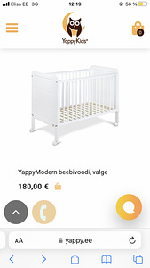 YappyModern beebivoodi, helehall (5 foto / 5)