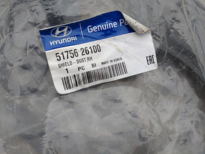 Hyundai Santa Fe (SM, 2000-2005) pidurite tolmukaitsed (3 foto / 4)