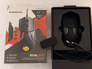 SteelSeries Rival 600, must – Juhtmega optiline hiir (2 foto / 2)