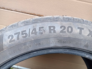 Шины Continental пластинчатые 275/45 R20 б/у (3 фото из 3)