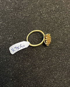 Kuld sõrmus teemandiga 585 proov (№K306) (2 foto / 4)