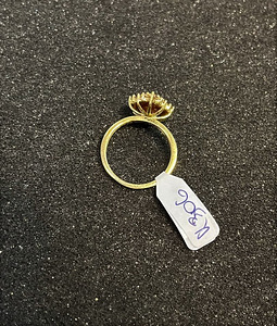 Kuld sõrmus teemandiga 585 proov (№K306) (3 foto / 4)